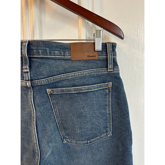 NEW Madewell Mid Rise Classic Straight Jeans Sz 31 - Picture 8 of 12